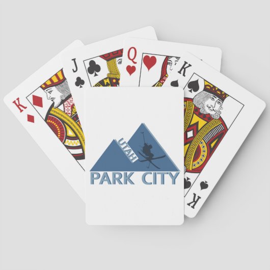 Park City Utah Pokerkaarten (Achterkant)