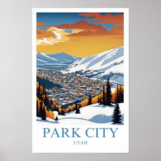 Park City Utah Poster (Voorkant)