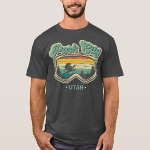 Park City Utah Retro Ski Resort Skien T-shirt