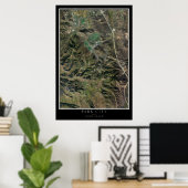 Park City Utah Satellite Poster Map (Thuiskantoor)