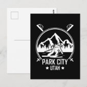 Park City Utah skiën Briefkaart (Voorkant / Achterkant)
