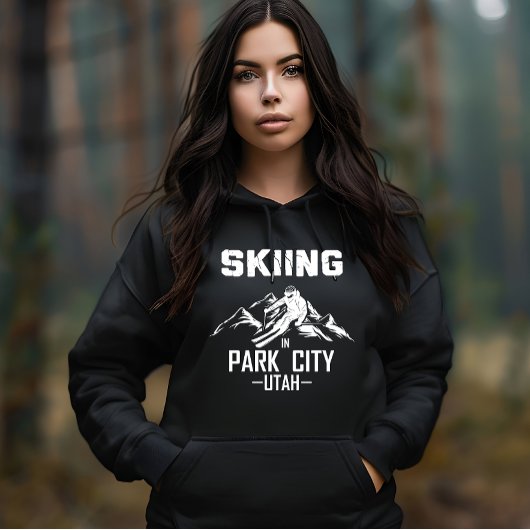 Park City Utah skiën Hoodie