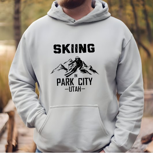 Park City Utah skiën Hoodie
