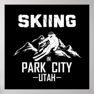 Park City Utah skiën Poster