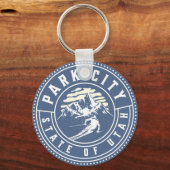 Park City Utah skiën Sleutelhanger (Voorkant)