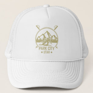 Park City Utah skiën Trucker Pet
