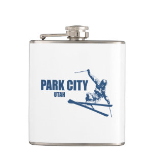 Park City Utah Skier Heupfles