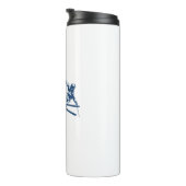 Park City Utah Skier Thermosbeker (Geroteerd rechts)