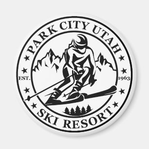 Park city Utah skigebied Magneet