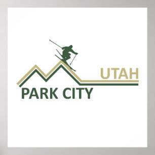 Park city Utah skigebied Poster