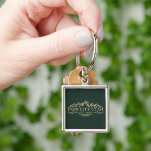 Park City Utah Sleutelhanger