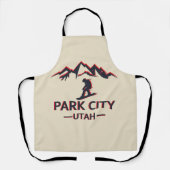 Park city Utah snowboarden Schort (Voorkant)