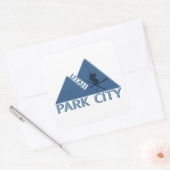 Park City Utah Vierkante Sticker (Envelop)