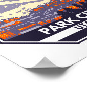 Park City Utah Winter Area Emblem Poster (Hoek)