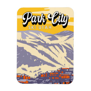 Park City Utah Winter Area Magneet