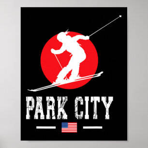 Park City Verenigde Staten Skigebied Rocky Mountai Poster
