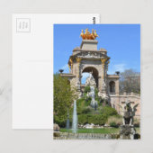 Park Ciutadella Briefkaart (Voorkant / Achterkant)