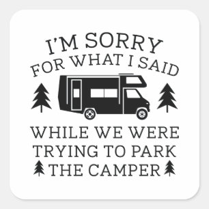 Park de Camper Vierkante Sticker