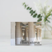 Park Güell, Barcelona Briefkaart (Staand voorkant)