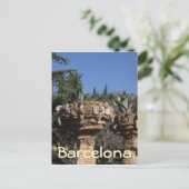Park Güell, Barcelona Briefkaart (Staand voorkant)