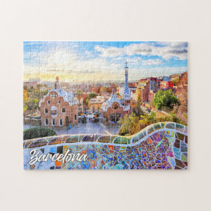 Park Guell, Barcelona, Spanje Legpuzzel