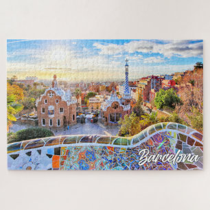 Park Guell, Barcelona, Spanje Legpuzzel