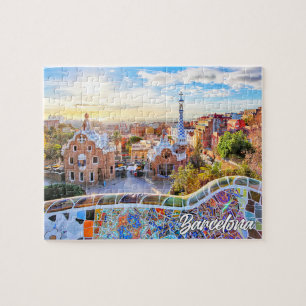 Park Guell, Barcelona, Spanje Legpuzzel