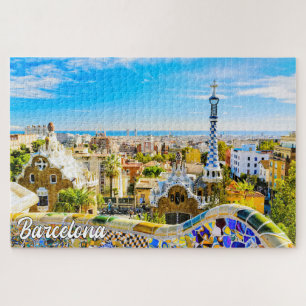 Park Guell, Barcelona, Spanje Legpuzzel