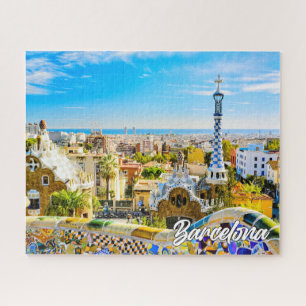 Park Guell, Barcelona, Spanje Legpuzzel