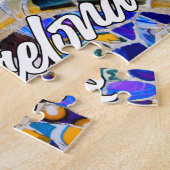 Park Guell, Barcelona, Spanje Legpuzzel (Zijkant)