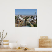 Park Güell, Barcelona, Spanje Poster (Keuken)