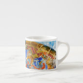 Park Guell in Barcelona, Spanje Espresso Kop (Rechts)