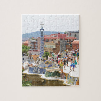 Park Guell in Barcelona, Spanje Legpuzzel