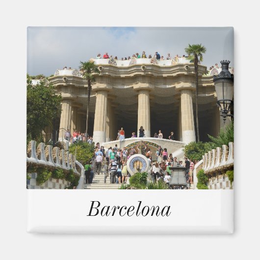 Park Guell Magnet Magneet (Voorkant)