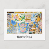 Park Guell mosaics Briefkaart (Voorkant)