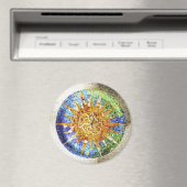 Park Guell mosaics Magnet Magneet (Insitu (Vaatwasser))