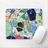 Park Guell mosaics Mousepad Muismat (Met muis)