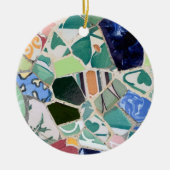 Park Guell mosaics Ornament (Voorkant)