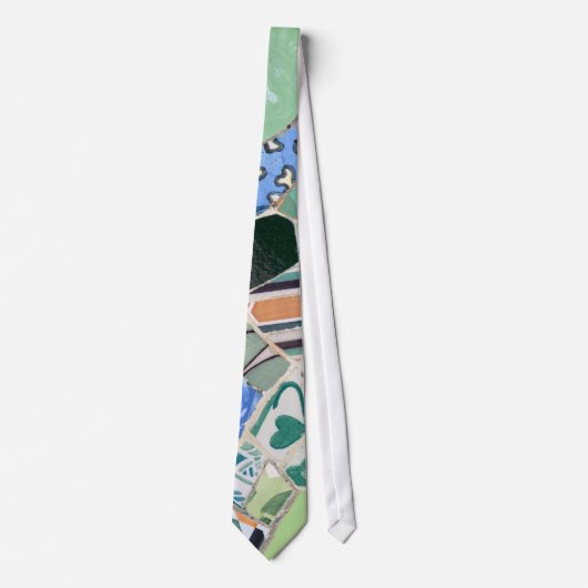 Park Guell mosaics Stropdas (Voorkant)