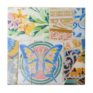 Park Guell mosaics Tegeltje