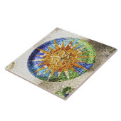 Park Guell mosaics Tegeltje (Zijkant)