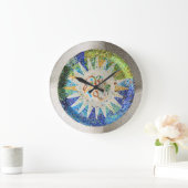 Park Guell mosaics Wall Clock Grote Klok (Huis)