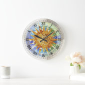 Park Guell mosaics Wall Clock Grote Klok (Huis)
