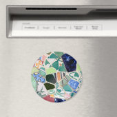Park Guell mosaïques Magnet (In Situ (Lave-vaisselle))