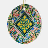 Park Guell-mozaïeken Keramisch Ornament (Links)