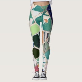 Park Guell-mozaïeken Leggings