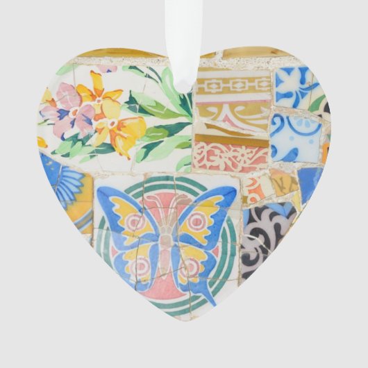 Park Guell-mozaïeken Ornament (voorkant)