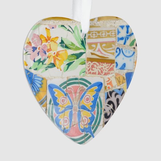 Park Guell-mozaïeken Ornament (voorkant)