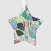 Park Guell-mozaïeken Ornament (voorkant)