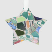 Park Guell-mozaïeken Ornament (voorkant)
